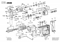 Bosch 0 603 166 803 Csb 680-2 Re Percussion Drill 230 V / Eu Spare Parts